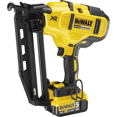 Dewalt DCN660P2-GB Dcn660P2 Cordless Xr Brushless Second Fix Nailer 18V 2 X 5.0Ah Li-Ion