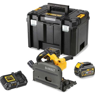 Dewalt DCS520T2-GB Dcs520T2 Flexvolt Xr Plunge Saw 54V 2 X 2.0Ah Li-Ion