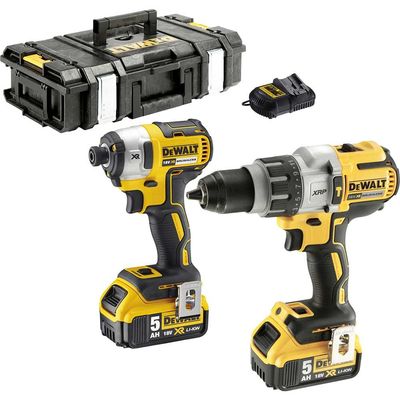 Dewalt DCK276P2-GB Dck276P2 Brushless Twin Pack 18V 2 X 5.0Ah Li-Ion