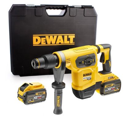 DeWalt 54V Xr Flexvolt Brushless SDS Max Hammer Drill with 2 x 9AH Batteries DCH481X2-GB - Thumbnail 2