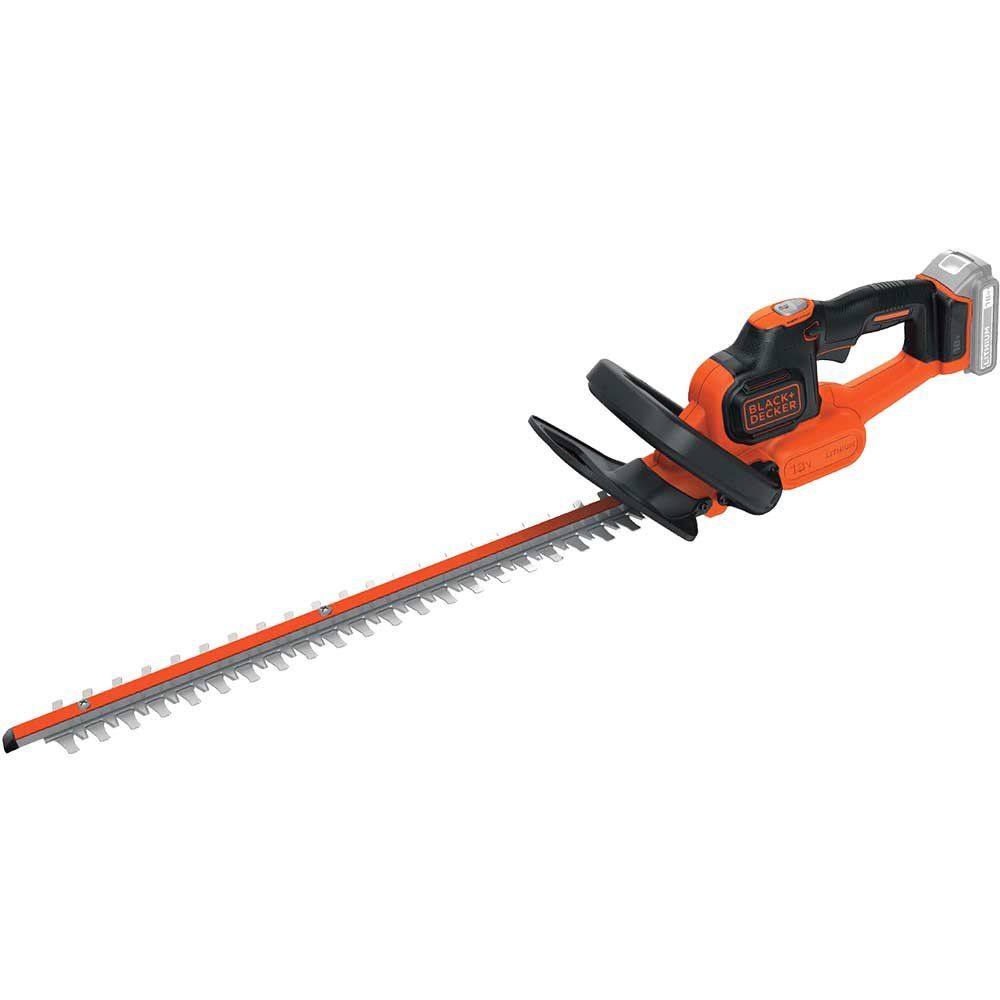 Black and Decker GTC18452PC 18v Cordless Hedge Trimmer 450mm No Batteries No Battery Charger - Image 1