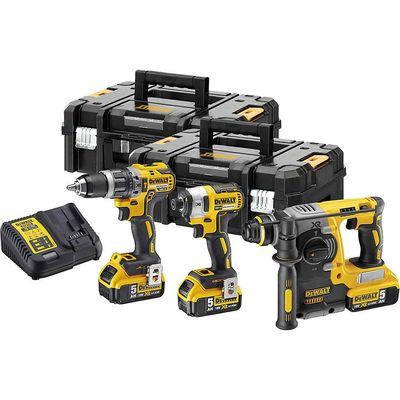 Dewalt DCK368P3T-GB Dck368P3T Xr Brushless Kit 18V 3 X 18V 5.0Ah Li-Ion