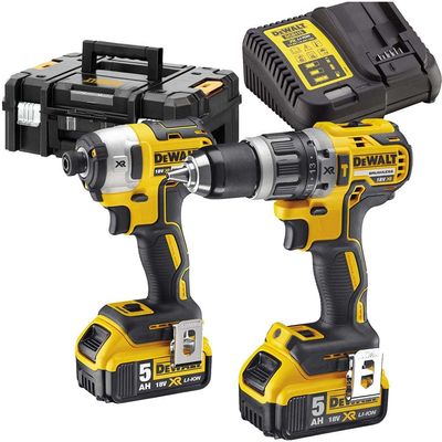 Dewalt DCK266P2T-GB Dck266P2T Xr Brushless Twin Pack 18V 2 X 5.0Ah Li-Ion - Thumbnail 2