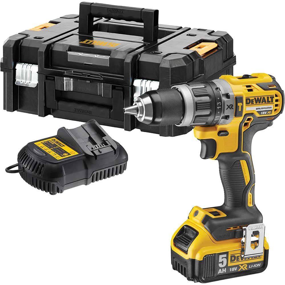 Dewalt DCD796P1-GB Dcd796P1 Xr Brushless Combi Drill 18V 1 X 5.0Ah Li-Ion - Image 1