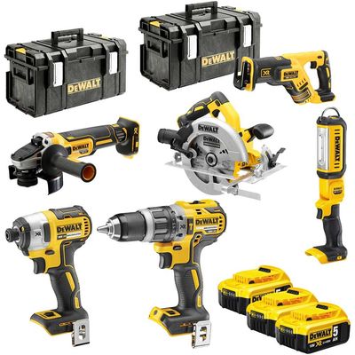 Dewalt DCK623P3-GB Dck623P3 18V Xr Brushless Kit 6 Piece