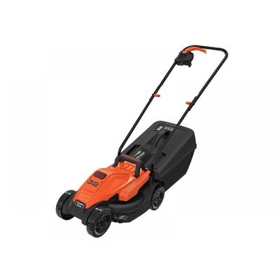 BLACK DECKER BEMW451-GB Corded Rotary Lawn Mower - Orange & Black