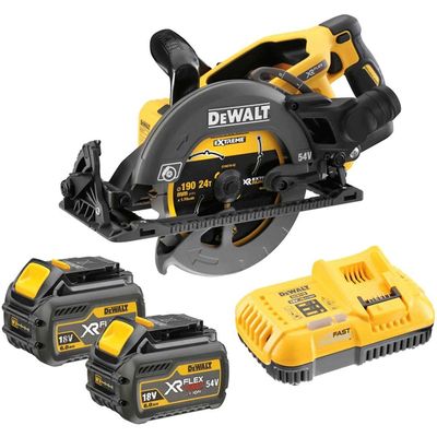 Dewalt DCS577T2-GB Dcs577T2 Flexvolt Xr High Torque Circular Saw 190Mm 54V 2 X 2.0Ah Li-Ion