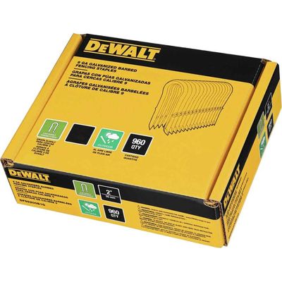 Dewalt DFS9175B1G-QZ Dfs9175B1G 9G G12 Galvanised Staples 45Mm (Pack 960)
