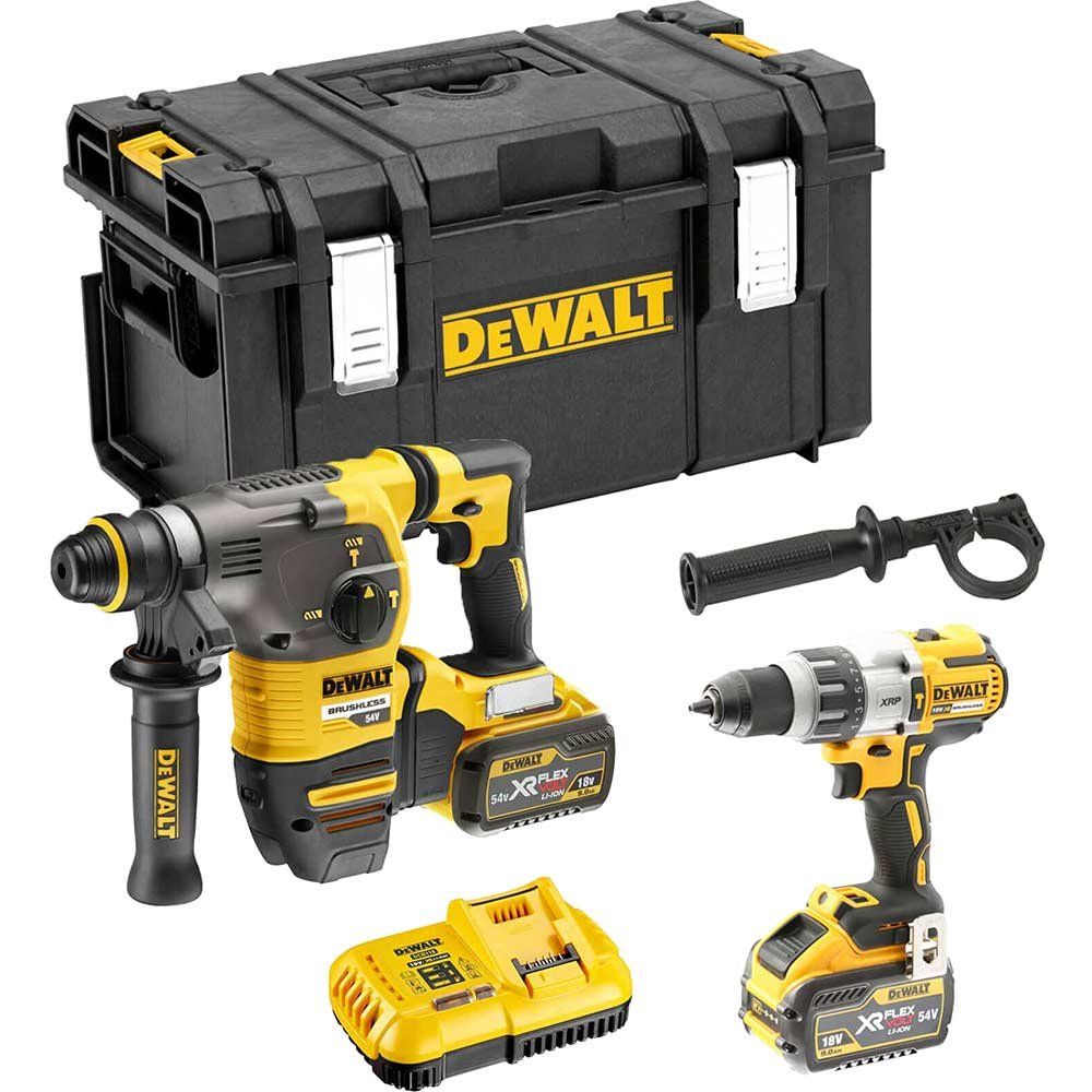 Dewalt DCK2033X2-GB Dck2033X2 Xr Flexvolt Twin Pack 18/54V 2 X 9.0/3.0Ah Li-Ion - Image 1