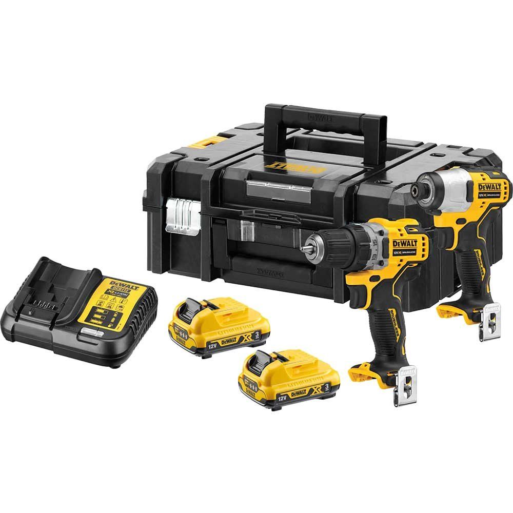 Dewalt DCK2110L2T-GB Dck2110L2 Xr Brushless Sub-Compact Twin Pack 12V 2 X 3.0Ah Li-Ion - Image 1