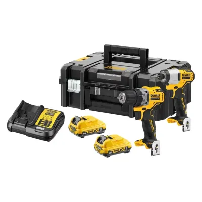 Dewalt DCK2110L2T-GB Dck2110L2 Xr Brushless Sub-Compact Twin Pack 12V 2 X 3.0Ah Li-Ion - Thumbnail 2