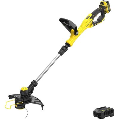 Stanley Fatmax V20 SFMCST933 18v Cordless Grass Trimmer 330mm 1 x 4ah Li-ion Battery Charger
