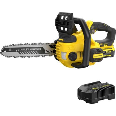 Stanley Fatmax V20 SFMCCS630 18v Cordless Chainsaw 300mm 1 x 4ah Li-ion Battery Charger