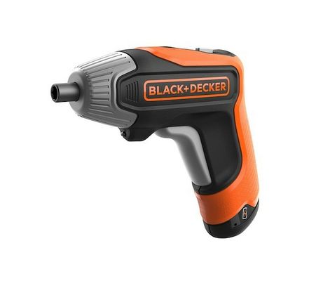 BLACKీ訑 Rapid 3.6 V Cordless Screwdriver - Orange & Black