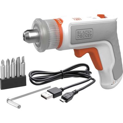 Black and Decker 3.6v Cordless Furniture Assembly Tool 1 x 1.5ah Integrated Li-ion Battery Charger No Case