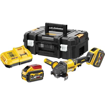 Dewalt DCG418X2-GB Dcg418X2 Xr Flexvolt Grinder 125Mm 54V 2 X 3.0Ah Li-Ion