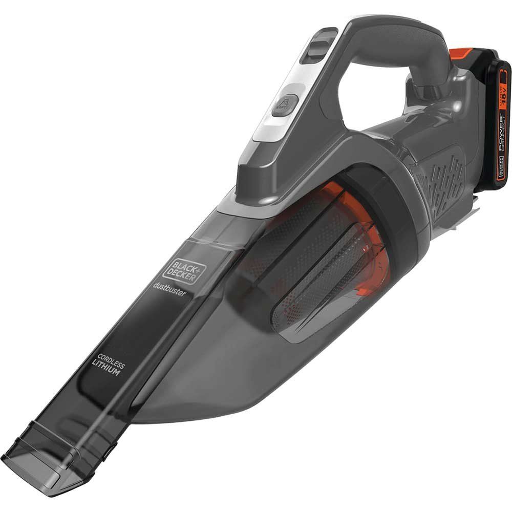 Black and Decker BCHV001 18v Cordless Hand Dustbuster 1 x 1.5ah Li-ion Battery Charger No Case - Image 1