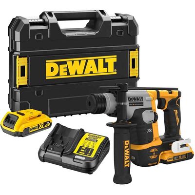 DeWalt DCH172 18v XR Cordless Brushless Compact SDS Plus Hammer Drill 2 x 2ah Li-ion Battery Charger Case
