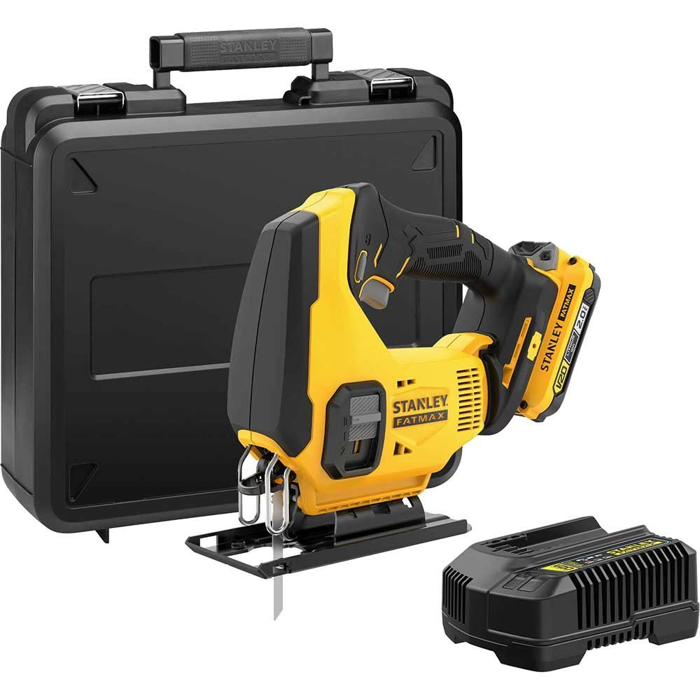 Stanley Fatmax V20 SFMCS600 18v Cordless Jigsaw 1 x 2ah Li-ion Battery Charger Case - Image 1