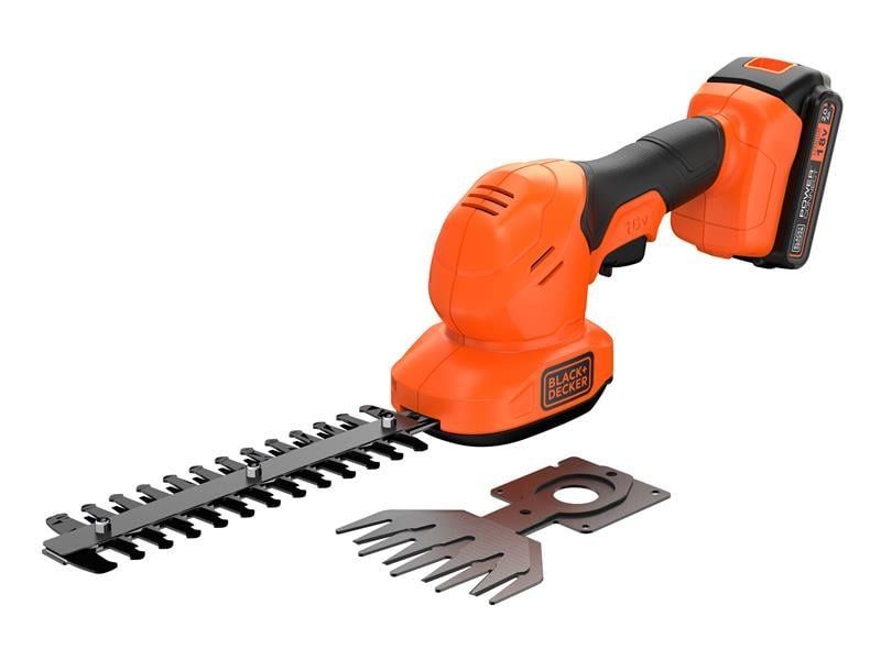 BLACK DECKER BCSS18D1 Grass Shear & Shrubber Combo - Orange & Black - Image 1