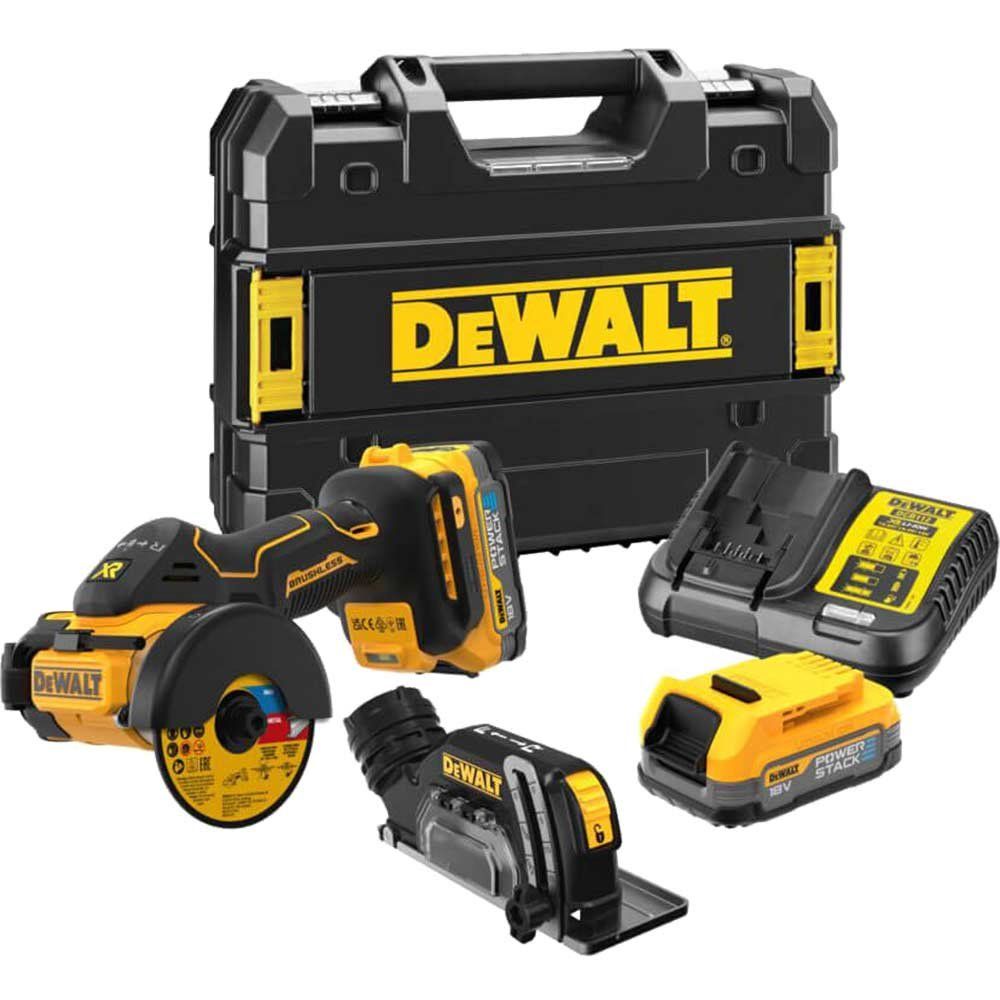 Dewalt DCS438E2T-GB Dcs438E2T Xr Bl Cut Off Tool 18V 2 X 1.7Ah Powerstack™ Li-Ion - Image 1