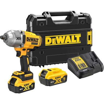 Dewalt DCF900P2T-GB Dcf900P2T Xr Brushless 1/2In High Torque Impact Wrench 18V 2 X 5.0Ah Li-Ion