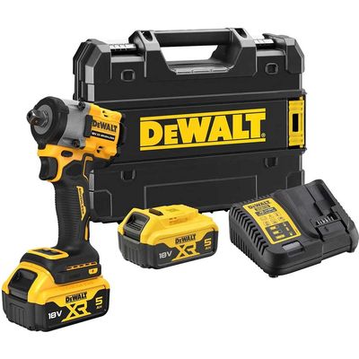 Dewalt DCF922P2T-GB Dcf922P2T Xr Bl 1/2In Impact Wrench 18V 2 X 5.0Ah Li-Ion