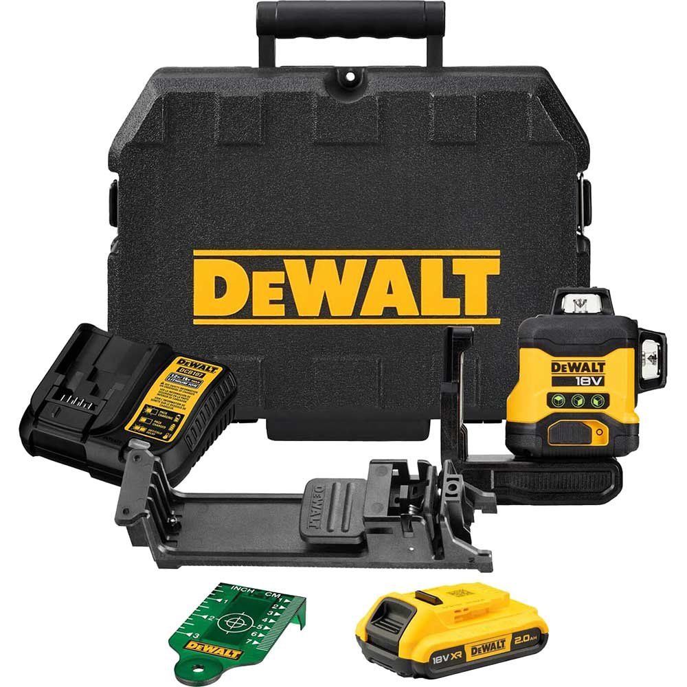 Dewalt DCLE34031D1-GB Dcle34031D1 3 X 360° Multi Line Laser 18V 1 X 2.0Ah Li-Ion - Image 1