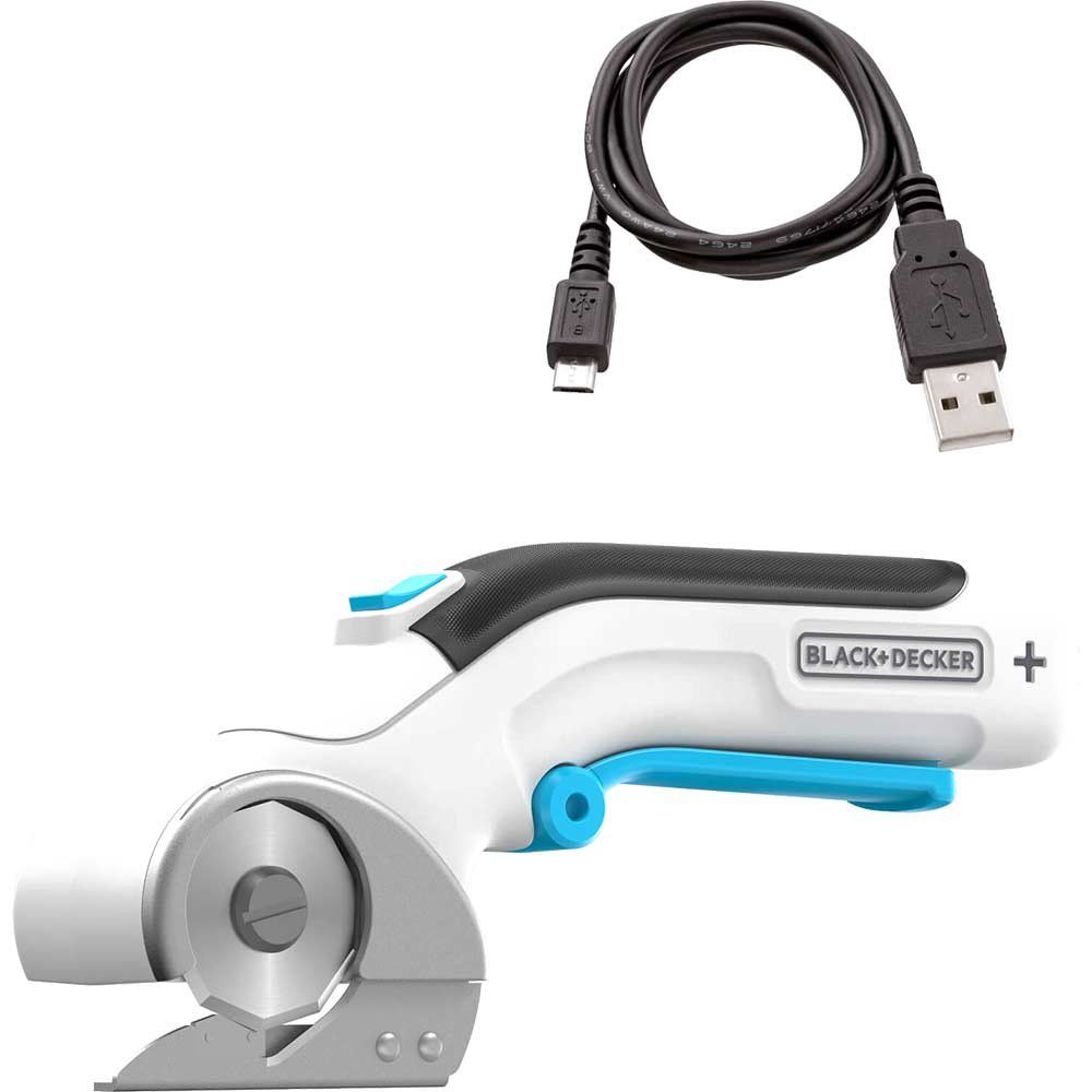 Black and Decker BCRC115 3.6v Cordless Rotary Cutter 1 x 1.5ah Integrated Li-ion USB Charger No Case - Image 1