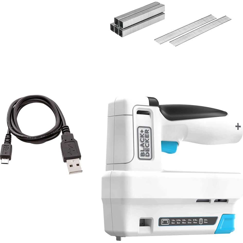 Black and Decker 3.6V Powered Stapler - White - Image 1