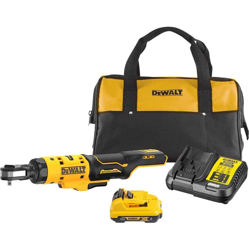 Dewalt DCF504D1-GB Dcf504D1 Xr 1/4In Open Head Ratchet 12V 1 X 2.0Ah Li-Ion - Image 1