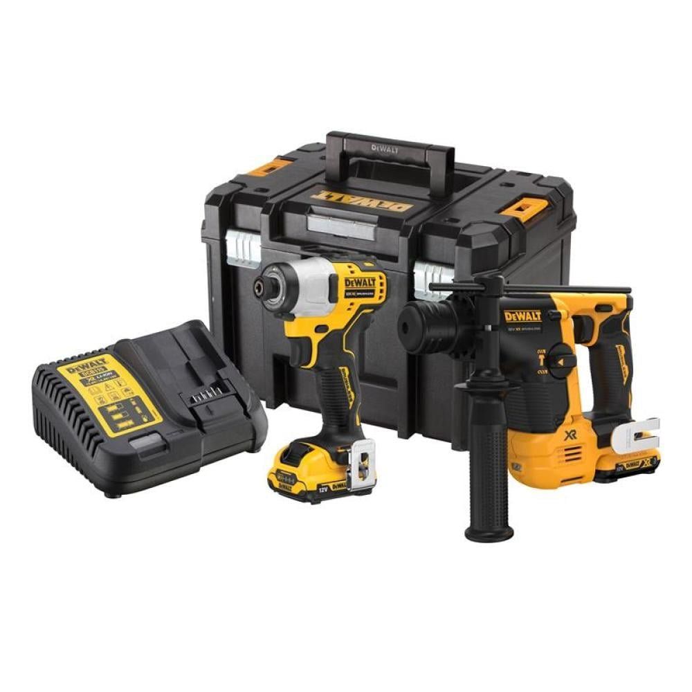 Dewalt DCK2104L2T-GB Dck2104L2T Xr Brushless Twin Pack 12V 2 X 3.0Ah Li-Ion - Image 1