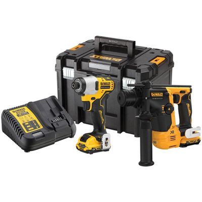 Dewalt DCK2104L2T-GB Dck2104L2T Xr Brushless Twin Pack 12V 2 X 3.0Ah Li-Ion - Thumbnail 2