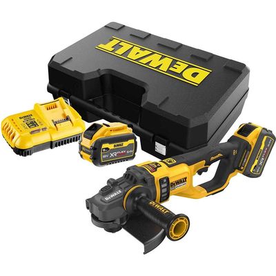Dewalt DCG460X2-GB Dcg460X2Xr Flexvolt Angle Grinder 54V 2 X 3.0Ah Li-Ion