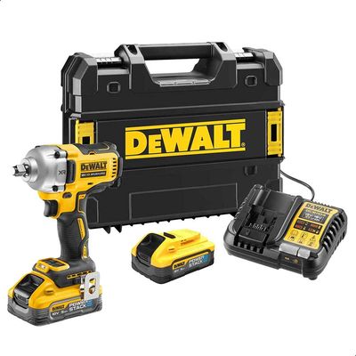 Dewalt DCF891H2T-GB Dcf891H2T Xr Bl 1/2In Hr Anvil Impact Wrench 18V 2 X 5.0Ah Powerstack™ Li-Ion