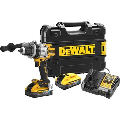 Dewalt DCD1007H2T-GB Dcd1007H2T Hammer Drill 18V 2 X 5.0Ah Powerstack™ Li-Ion