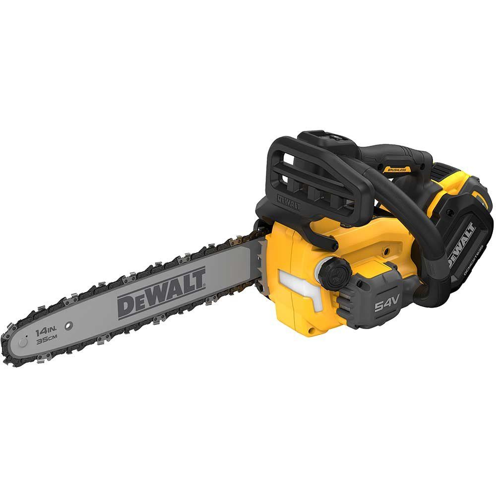 DeWalt DCMCST635 54v XR FlexVolt Cordless Brushless Chainsaw 350mm No Batteries No Battery Charger - Image 1