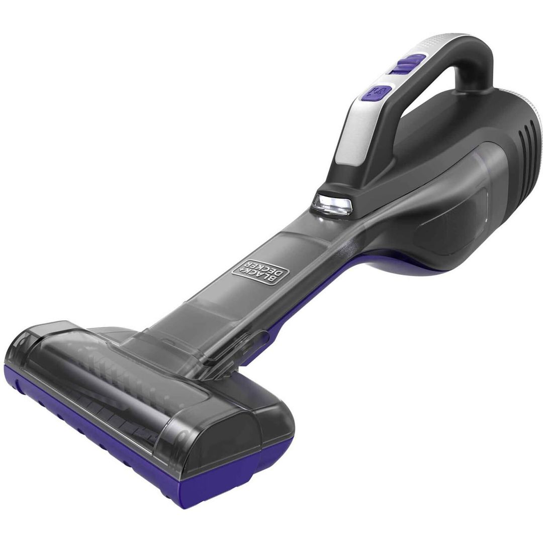 Black and Decker DVD320BP 12v Cordless Pet Hand Vacuum Cleaner 1 x 2ah Integrated Li-ion Battery Charger - Image 1