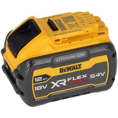 DeWalt DCB5480 54v XR FLEXVOLT Li-ion Tabless Battery 12ah 12ah - Thumbnail 2