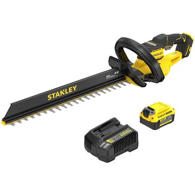 Stanley FatMax V20 STCHT8255 18v Cordless Hedge Trimmer 550mm 1 x 4ah Li-ion Battery Charger