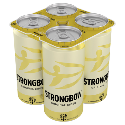 Strongbow Original Apple Cider Can 4.5% ABV 4x440ml