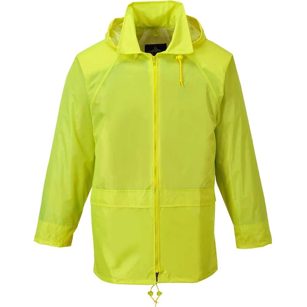 Portwest Classic Rain Jacket Yellow M - Image 1