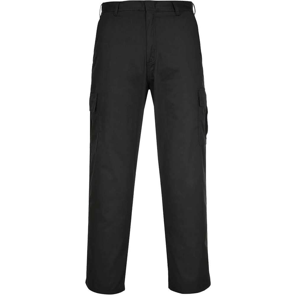 Portwest C701 Combat Trousers Black 44" 33" - Image 1