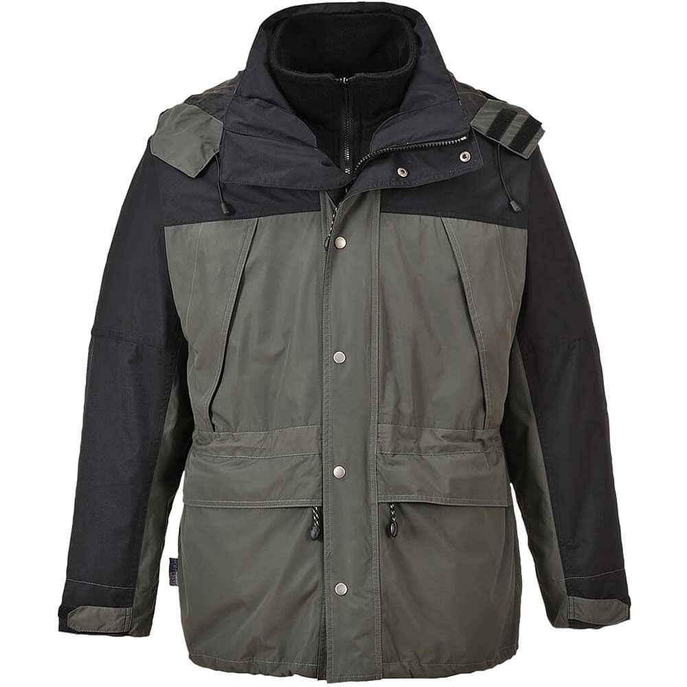 Orkney Mens 3-in-1 Breathable Jacket Grey S - Image 1