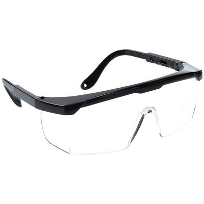 Portwest Classic Safety Glasses Black Clear