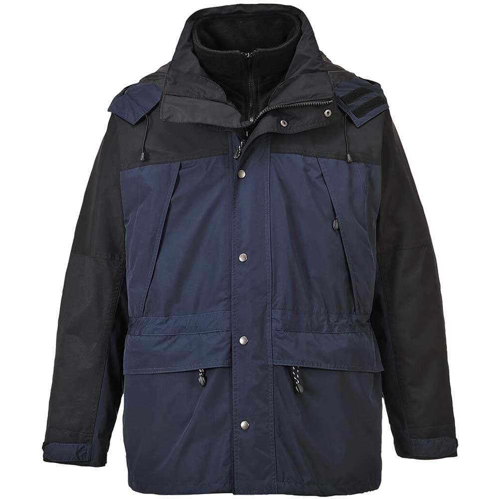 Orkney Mens 3-in-1 Breathable Jacket Navy 4XL - Image 1
