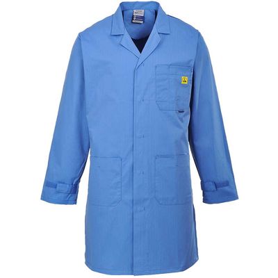 Portwest Anti Static ESD Coat Blue L