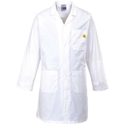 Portwest Anti Static ESD Coat White M