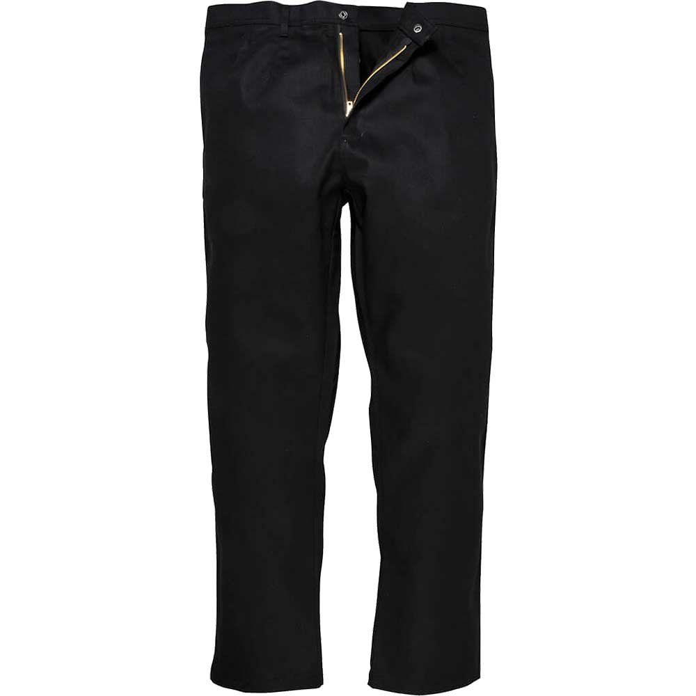BizWeld Mens Flame Resistant Trousers Black XL 32" - Image 1