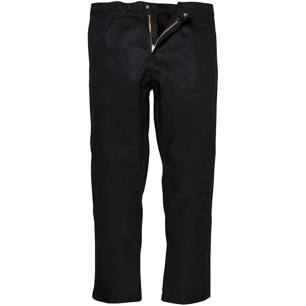 BizWeld Mens Flame Resistant Trousers Black L 34" - Image 1